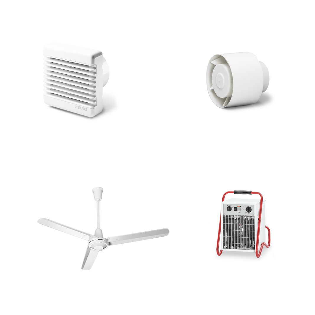 Kleinraumventilatoren